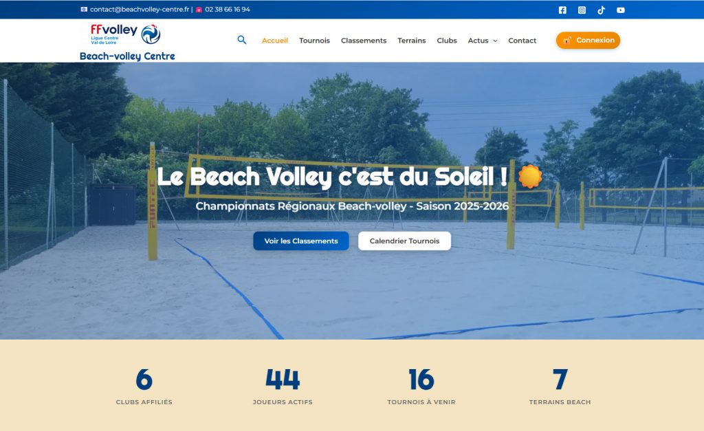 Plateforme Beach région centre